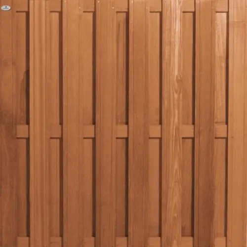 Koop Online Bangkirai tuinscherm recht verticaal 180x180 cm 103380